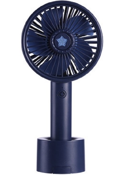 USB Taşınabilir Açık Mini Fan Cep Telefonu Tutucu Gece Işığı Küçük Fan (Koyu Mor) (Yurt Dışından)