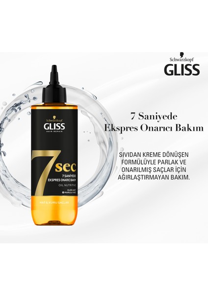 7sec Ekspres Onarıcı Bakım Oil Nutritive 200ml
