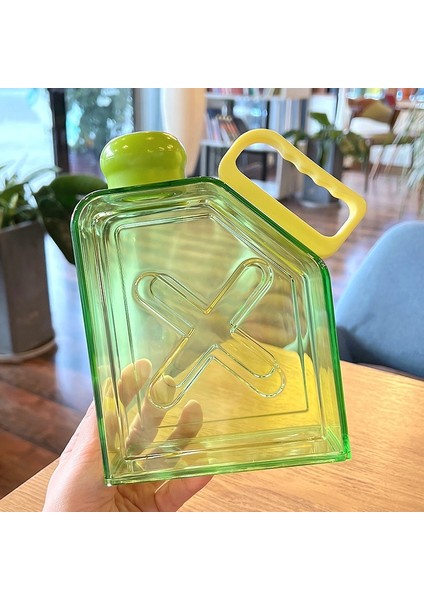 Square Fitness Spor Su Kupası Saplı (Yeşil) (Yurt Dışından)