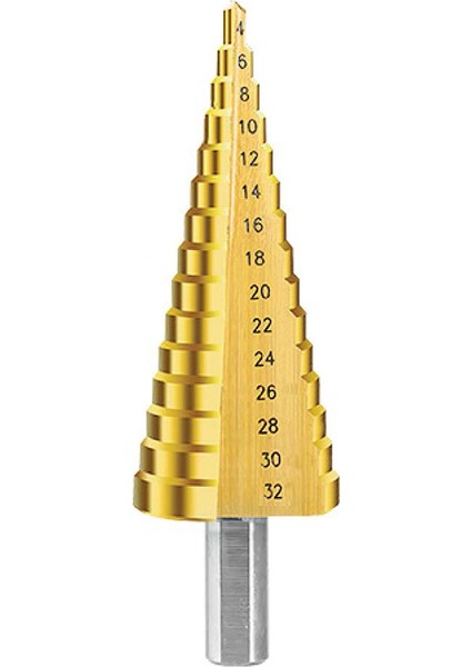 Kademeli Matkap Ucu Tekli 4-32 mm