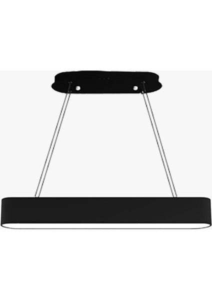TRA34101 Eco 40*16 cm LED Avize Sarkıt Elips 7drum - Işık Rengi 6500K Soğuk Beyaz