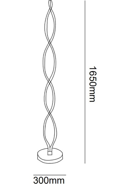 TRA20083 Eco 165 cm LED Lambader Mını Dna - Işık Rengi 6500K Soğuk Beyaz indirimleri