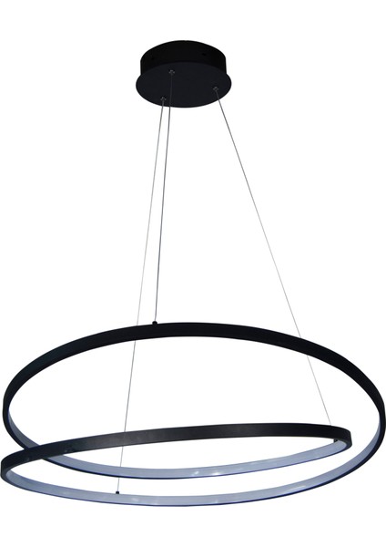 TRA30035 Eco Ø60 cm LED Avize Sarkıt Çiftsalto - Işık Rengi 4000K Doğal Beyaz