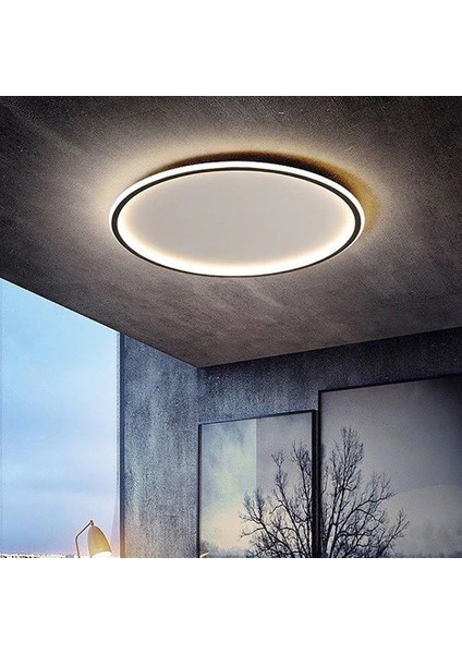 TRV54108 Pro Ø120 cm LED Avize Plafonyer Basıs - Işık Rengi 4000K Doğal Beyaz