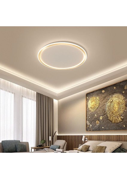 TRV54108 Pro Ø120 cm LED Avize Plafonyer Basıs - Işık Rengi 4000K Doğal Beyaz