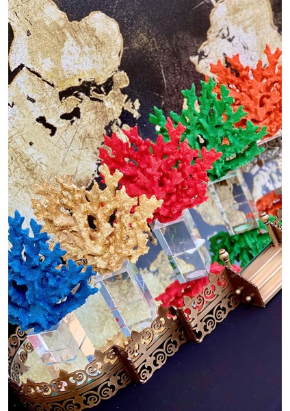 Kristal Kaideli Gold Mercan Obje fiyatları