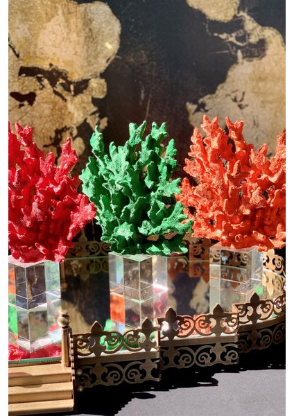 Kristal Kaideli Gold Mercan Obje modelleri