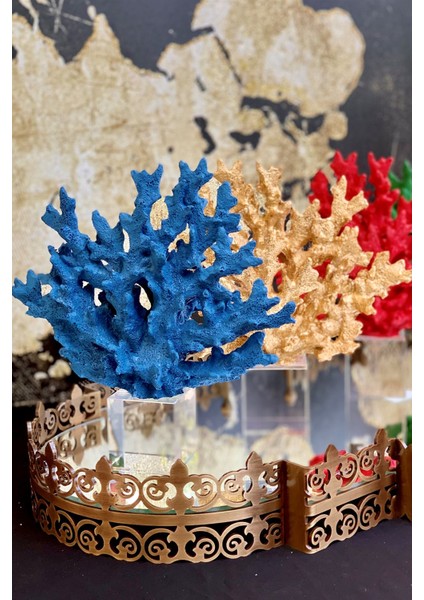 Kristal Kaideli Gold Mercan Obje indirimleri