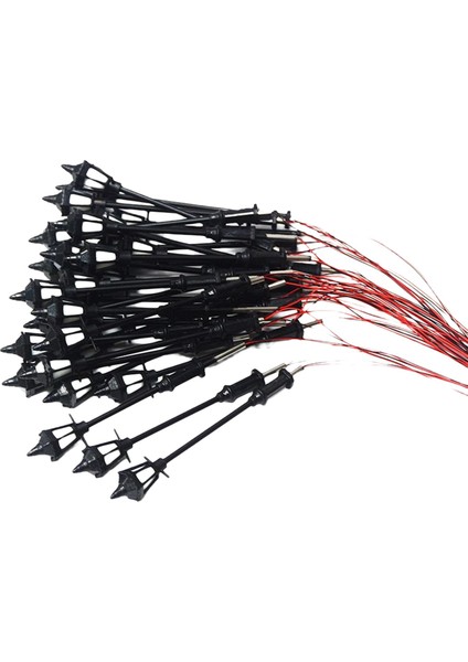 20X Model Demiryolu Lampost Fener Lambası 3V Mini Sahne Diorama Düzeni (Yurt Dışından) fırsatları