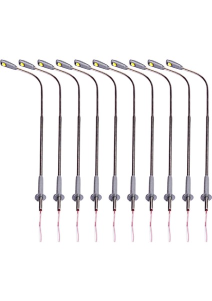 10PCS Model Demiryolu Lambası Post 20MA Mevcut Lampost Modelleri Kum 7.5cm (Yurt Dışından) indirimleri