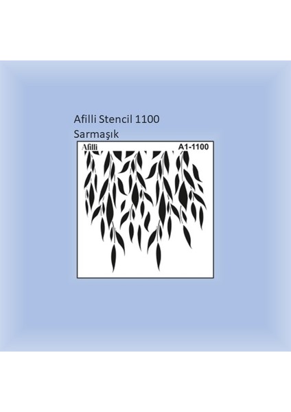 Afilli Stencil A1-1100 Sarmaşık 30X30