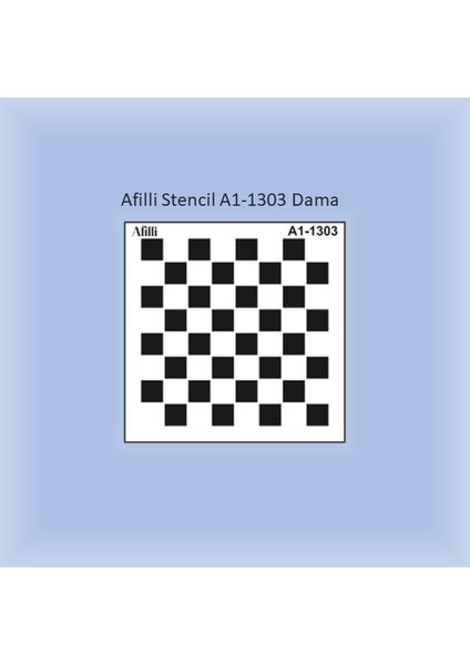 Afilli Stencil A1-1303 Dama 30X30