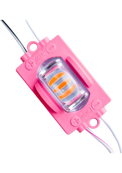 Melek Store  Powermaster Pembe Modül LED 48*30 2835 24 Volt 1.4 Watt