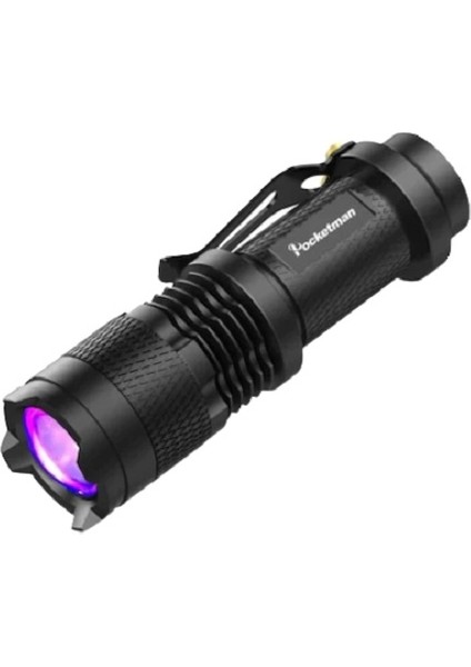 800LM Uv LED El Feneri Uv Torch 395NM Ultra Violet 50M