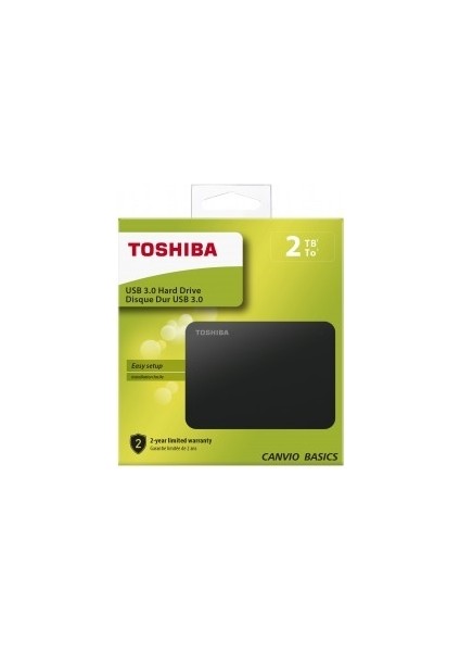 2tb Canvio Basics 2.5&quot; Usb3.0 Toshıba HDTB420EK3AA