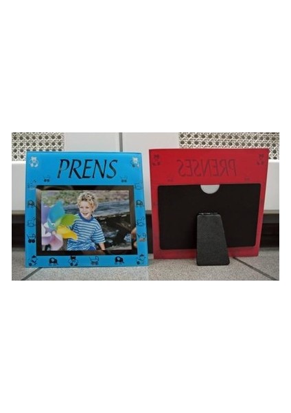 Photo Frame Erkek Çocukları Için 10X15CM Prens Cam Fotoğraf Çerçevesi-Mavi