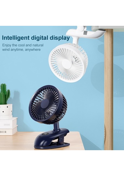 F601 Klipsli LED Ekric Fan Beyaz (Yurt Dışından) fiyatları