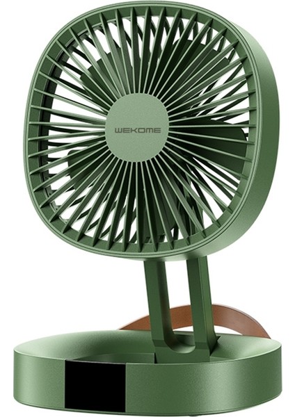 WT-F23 Taşınabilir Katlanabilir Masaüstü Ectric Fan Yeşil (Yurt Dışından)