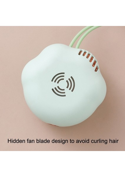 USB Taşınabilir Asma Boyun Fan Gökkuşağı (Pembe) (Yurt Dışından) fırsatları