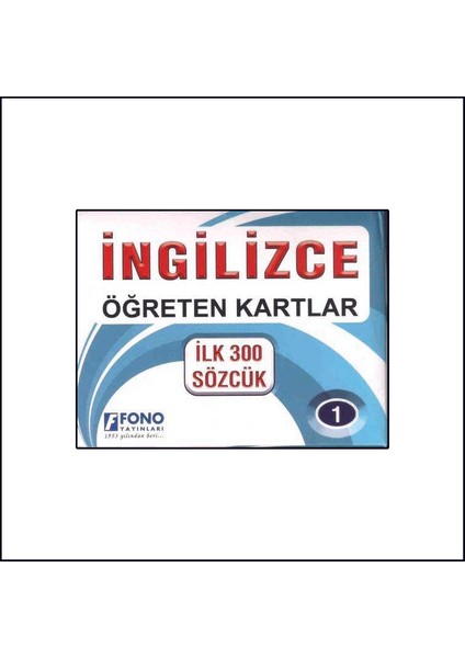 Ingilizce Öğreten Kartlar 1 Ilk 300 Sözcük