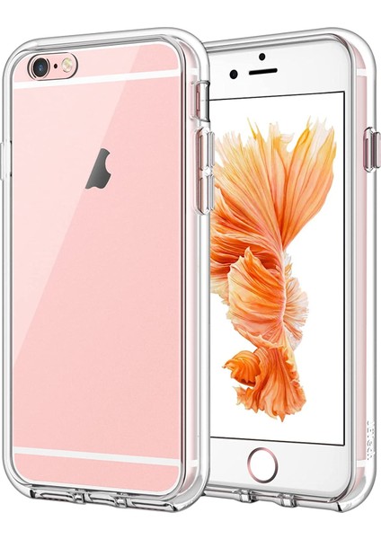 Apple iPhone 6s Kılıf Crystal Clear Liquid Soft Transparent Şeffaf Ince Silikon