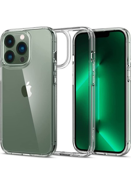 Apple iPhone 13 Pro Kılıf Crystal Clear Liquid Soft Transparent Şeffaf Ince Silikon