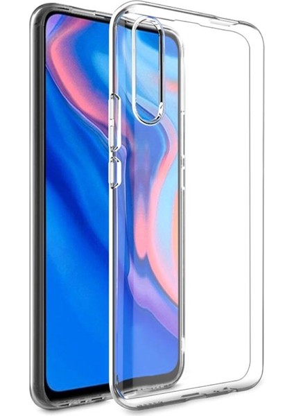 Huawei P Smart Pro Kılıf Crystal Clear Liquid Soft Transparent Şeffaf Ince Silikon