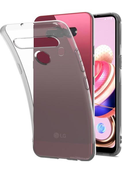 Lg K51S Kılıf Crystal Clear Liquid Soft Transparent Şeffaf Ince Silikon