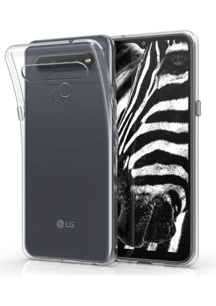 Lg K41S Kılıf Crystal Clear Liquid Soft Transparent Şeffaf Ince Silikon