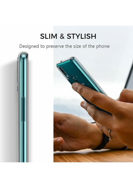 Infinix Note 7 Kılıf Crystal Clear Liquid Soft Transparent Şeffaf Ince Silikon
