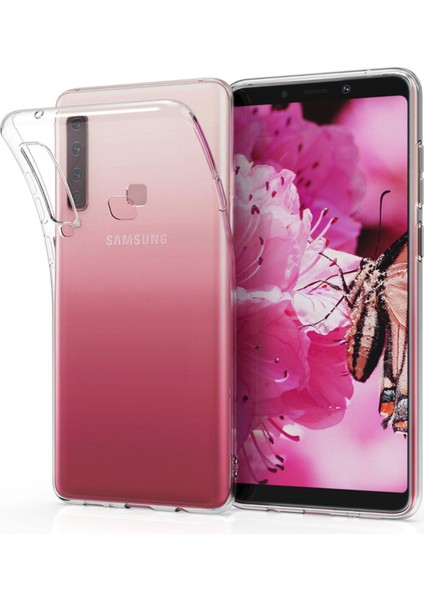 Samsung Galaxy A9 2018 Kılıf Crystal Clear Liquid Soft Transparent Şeffaf Ince Silikon