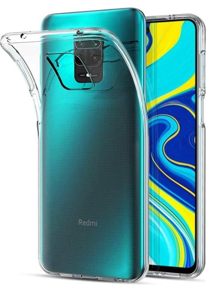 Xiaomi Redmi Note 9s Kılıf Crystal Clear Liquid Soft Transparent Şeffaf Ince Silikon