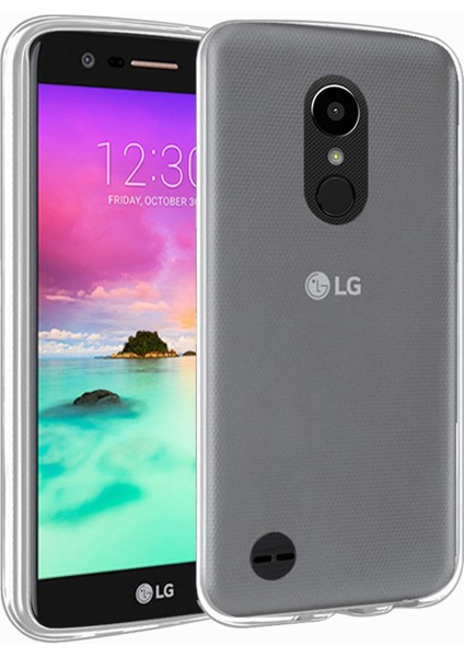 Lg K8 2017 Kılıf Clear Soft Transparent Şeffaf Ince Silikon + Ekran Koruyucu