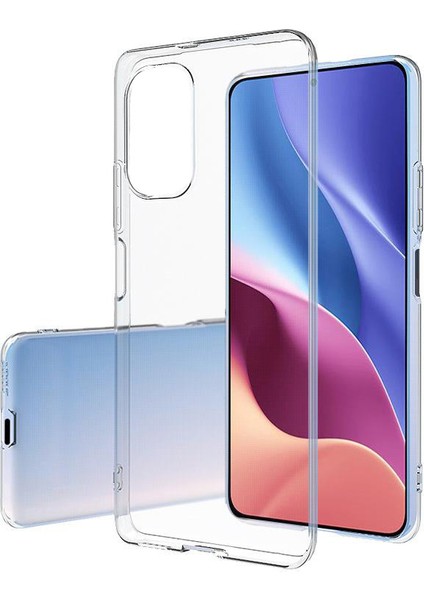 Xiaomi Redmi Note 10 - 10S Kılıf Clear Soft Transparent Şeffaf Ince Silikon + Ekran Koruyucu