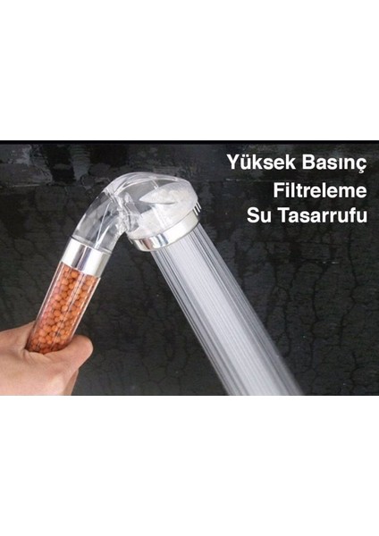 Su Tasarruflu Duş Başlığı - Arıtmalı Duş Başlığı