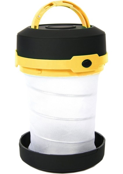 Geri Çekilebilir LED 3-Modlu Fener Light Tent Lambası Sarı (Yurt Dışından)