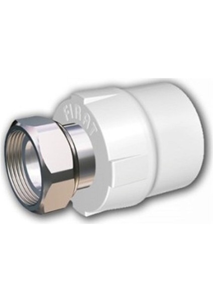 25 mm x 3/4 Pprc Döner Başlı Rakor Rekor