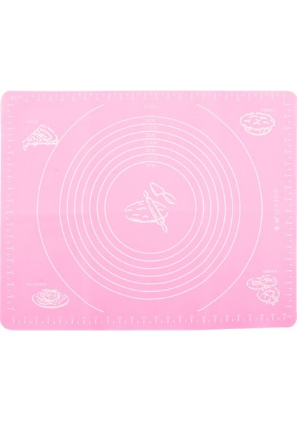 Hamur Açma Matı 40 x 50 cm Pembe