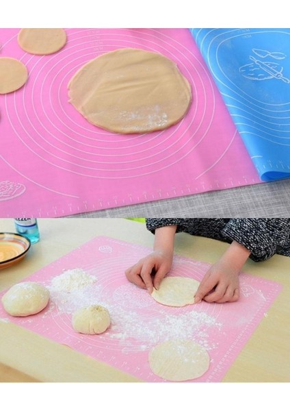 Çok Amaçlı Silikon Hamur Matı 50 x 40 cm Hamur Işi Matı modelleri