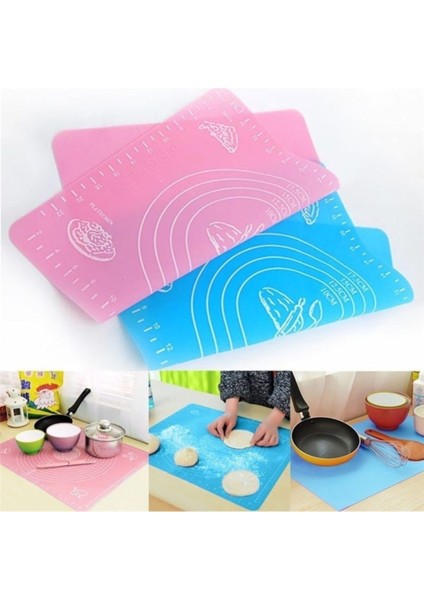 Silikon Kaydırmaz Silpad Hamur Açma Matı