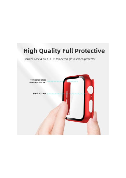 Apple Watch 7 (45 Mm) Uyumlu Nike Kılıf Kasa ve Ekran Koruyucu 360 Tam Koruma fiyatları