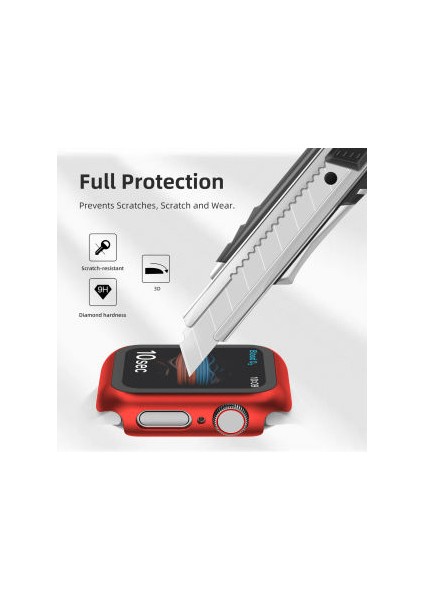 Apple Watch 7 (45 Mm) Uyumlu Nike Kılıf Kasa ve Ekran Koruyucu 360 Tam Koruma modelleri