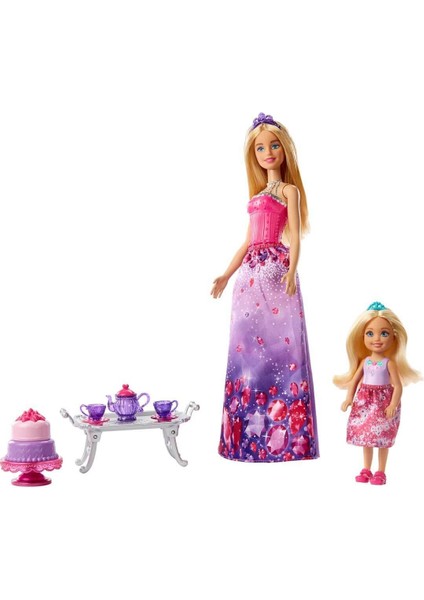 Barbie Dreamtopia Barbie ve Chelsea'nin Çay Partisi FPL88
