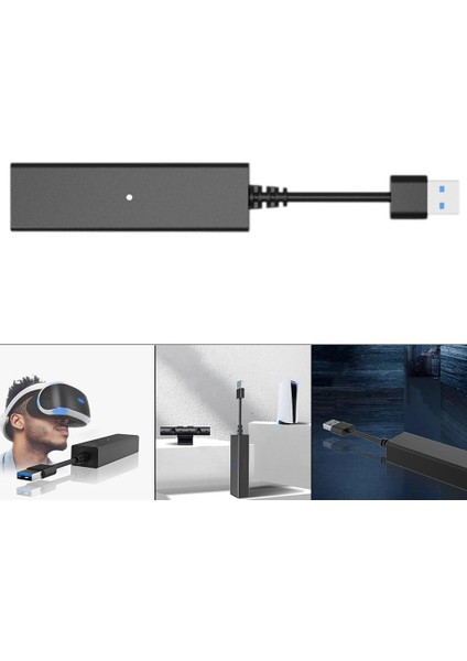 Ps5 Vr Adaptörü Kablosu Için 1x Usb3.0 Ps4 Için Ps5 Vr Converter Portable (Yurt Dışından)