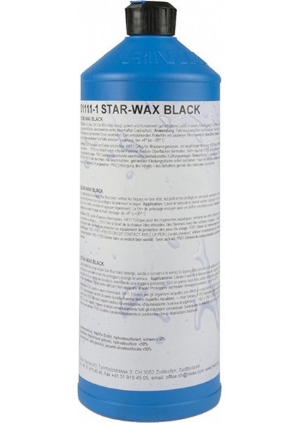 Rıwax Star Wax Black - Siyah ve Koyu Renkli Araçlar Için Cila - 1 Litre