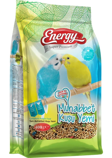 Pet Food Energy Super Premium Energy 400 g Muhabbet Kuşu Yemi