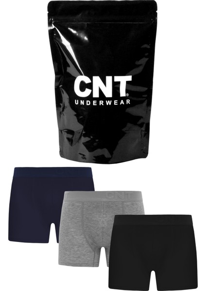 Erkek 3'lü Boxer 1. Sınıf Kumaş Premium Paket Özel Dizayn. Düz Likralı Boxer Şort Çeyizlik Hediyelik