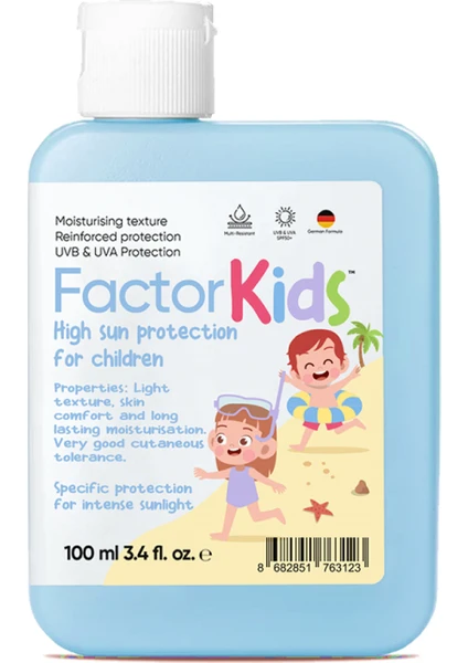 Factor Kids SPF50+GÜNEŞ Kremi