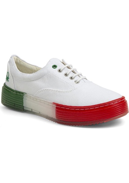 ® | BN-30696-3114 Beyaz Kirmizi - Kadın Spor Ayakkabı