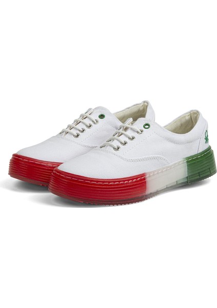 ® | BN-30696-3114 Beyaz Kirmizi - Kadın Spor Ayakkabı